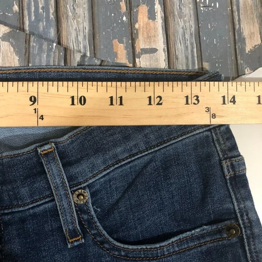 J. Crew Mercantile Skinny Jeans Distressed Denim Cotton Blend Women's 27